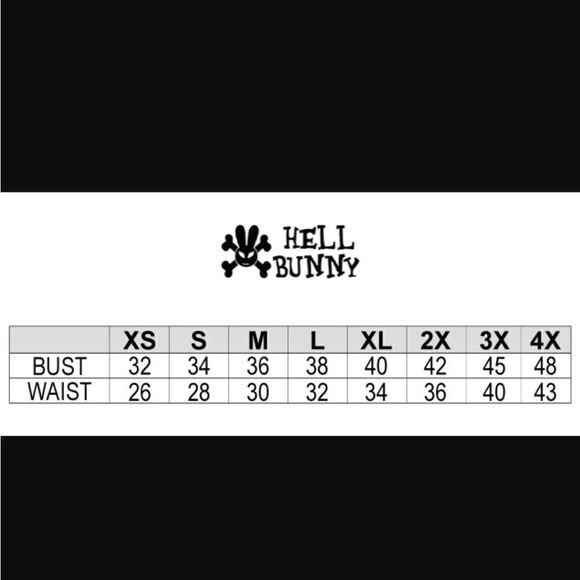 Hell Bunny Blue Mariam Dress - Picture 3 of 7